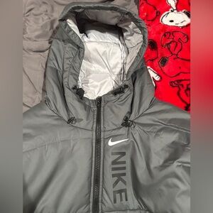 Nike Mens Gray Puffer Jacket